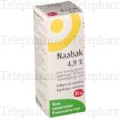 Naabak 4,9% collyre en solution 10ml