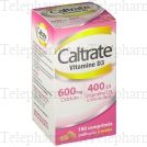 Caltrate vitamine d' 600 mg/400 ui Flacon de 180 comprimés