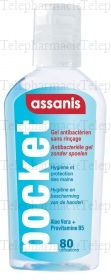 ASSANIS POCKET Gel antibactér main Fl/80ml