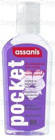 ASSANIS POCKET PARF Gel antibact violett 80ml