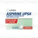 Aspirine upsa tamponnée effervescente 1000 mg 2 Tubes de 10 comprimés