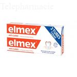 Dentifrice protection caries - 2 tubes 125 ml
