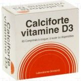 Calciforte vitamine d3 Boîte de 60 comprimés