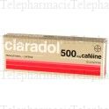 Claradol 500 mg caféine Boîte de 16 comprimés