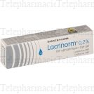 Lacrinorm 0,2 pour cent Tube de 10 g