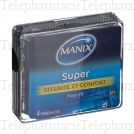 Manix Super boîte 4 préservatifs lot de 4 Boîte de 4 préservatifs