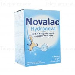 Hydranova - Soluté de réhydratation orale - 10x6.5g
