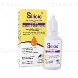 PHYTORESEARCH Silicio silicium organique Flacon 25ml