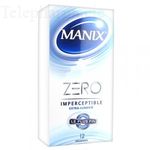 Zéro Imperceptible extra lubrifié - 12 Préservatifs